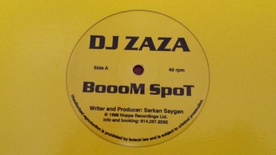 DJ Zaza - Booom Spot - USA 12'' Vinyl - 1999 - Hoppa Recordings