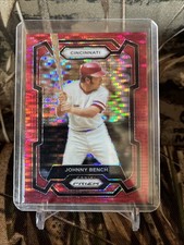 2024 Panini Prizm Johnny Bench #253 Red Pulsar Prizm 248/399