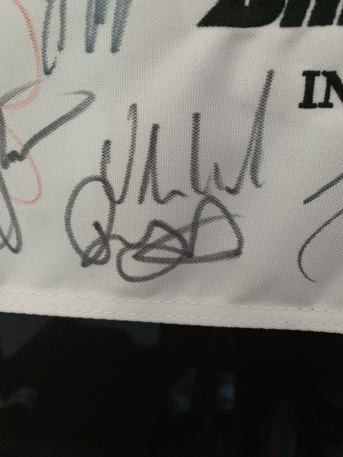 Tiger Woods Rory McIlroy Phil Mickelson + Signed WGC Golf Flag PSA READ view 5