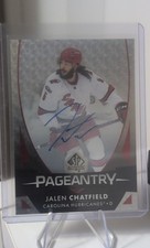 2023-24 Sp Authentic - Pageantry Jalen Chatfield #P-44 Carolina Hurricanes Auto