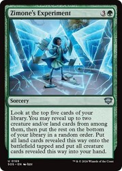 Zimone's Experiment Foil #169 Secrets of Strixhaven MTG