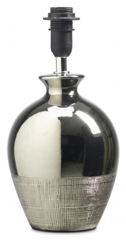 Lamp Base Silver Kiso Table Light Chrome Only Oaks Lighting TL 5205 CH
