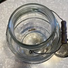 Vintage Large Glass Barrel Shaped General Country Store  Jar Keg w/ Handle-Label — photo 9