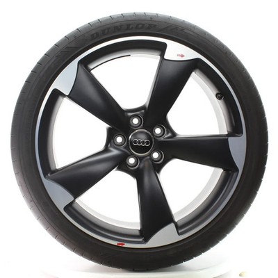 Audi Q3 8UB Sommerräder Rotor Schwarz Matt Dunlop 255/35R20 DOT23 8U0601025L
