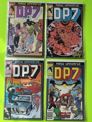 D.P.7 #1-15, 17-19, 21, 22 + Annual FN/VF  Marvel - New Universe  - DP7 set