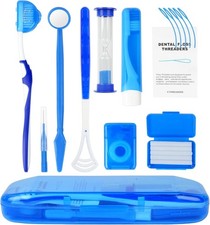 Orthodontic Care Kit, 9 Pack Braces Cleaning Set, Oral Care kit V-Brush Oral Mi