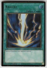 raigeki yugioh card Yu-Gi-Oh! Break SYE-050 Official YuGiOh trading card from the Dark Revelation 1 set Made Raigeki searcher. How good