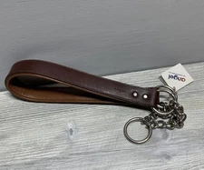 Angel Pet Supplies Rio Martingale Dog Collar 24in Large Dark Brown Leather NWT