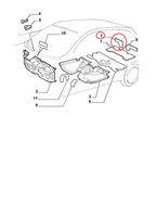 Innere Isolierung Rechts Alfa Romeo 147 Original 46785182