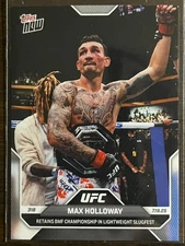 2025 Topps Now UFC #24 Max Holloway UFC 318