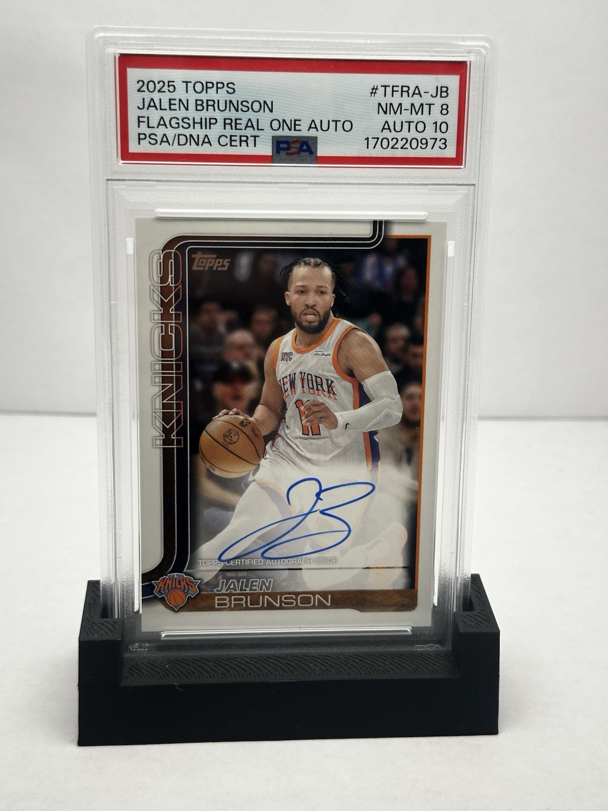 2025-26 Topps - Flagship Real One Autographs Jalen Brunson #TFRA-JB PSA Graded