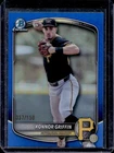 2025 Bowman Draft Konnor Griffin Chrome Blue Refractor #/150 Pirates