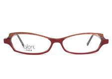 Jean Lafont Eyeglasses Frames TARA 601 Shiny Red Orange Glitter 50-13-142
