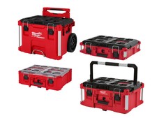 Milwaukee 48-22-84KIT3 PACKOUT 4 Piece Tool Box Bundle w/ Deep Organizer