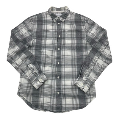 Norse Projects Hemd Herren Small grau weiß kariert OSVALD leicht kariert Button Down
