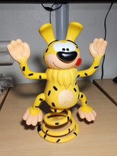 Grande Figurine Marsupilami ressort jouet électronique vintage 30 cm HS