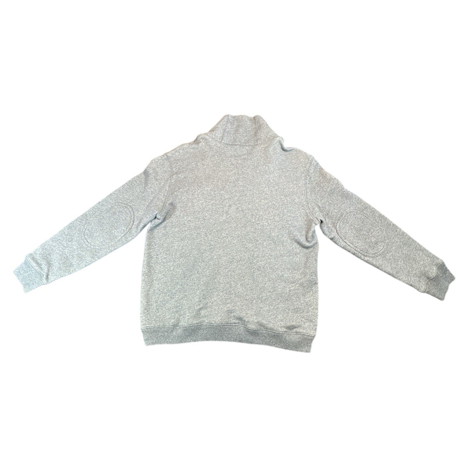 Pendleton Elbow Patch Pullover Grey Cotton Blend … - image 5
