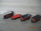 Hornby Model Railways    OO Gauge   4 MIXED GOODS  WAGONS    (Run Well )
