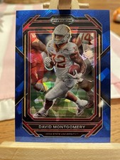Panini 2023 Prizm Draft Picks David Montgomery Iowa State Blue Ice Prizm #’d /99