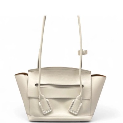 Bottega Veneta Small Arco White Calfskin (sa060826a8r)