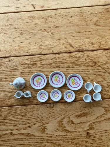 Barbie Vintage Ceramic Tea Party Set 1999