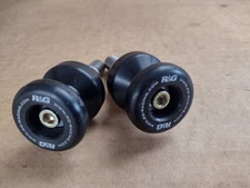 R&G Racing Paddock Stand Crash Protection Bobbins Cotton Reels M12 Kawasaki ZXR