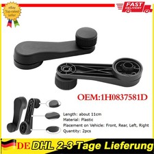 2x Fensterkurbel Handkurbel 1H0837581D Für VW T4 T5 Transporter Golf Seat -Neu-