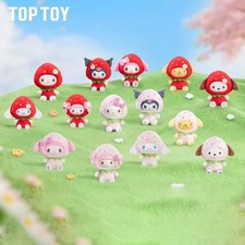 TOPTOY SANRIO SWEET STRAWBERRY SERIES PLUSH KEYCHAIN BLIND BOX FIGURE TOY GIFT