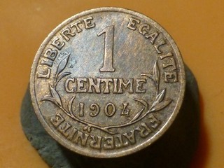 1 CENTIME DUPUIS 1904 RECHERCHEE & QUALITE TTB/TB !