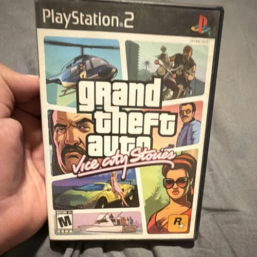 Rockstar Games Grand Theft Auto Vice City Stories PS2 Manual and Map included