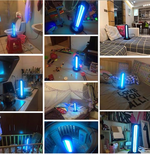 UV Ozone Disinfection Light Germicidal lamp Ozone Sterilizer Remote Timer - Afbeelding 7 van 8