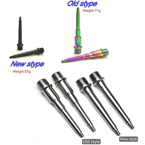 1 Pair Titanium alloy for egg beater pedal shaft Crank Brothers Egg Beater Candy
