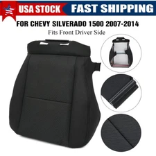 Driver Bottom Seat Cover Cloth For Chevy Silverado 1500 2500HD 3500HD 2007-2014 