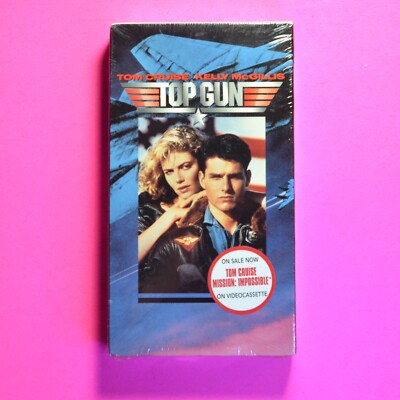 Sealed - Top Gun VHS 1996 Paramount Brand New Factory Hologram Watermark Barcode