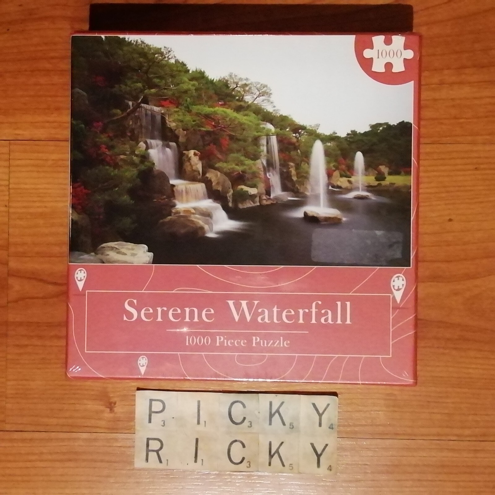 Serene Waterfall 1000 Piece Jigsaw Puzzle - The Range - New/Sealed