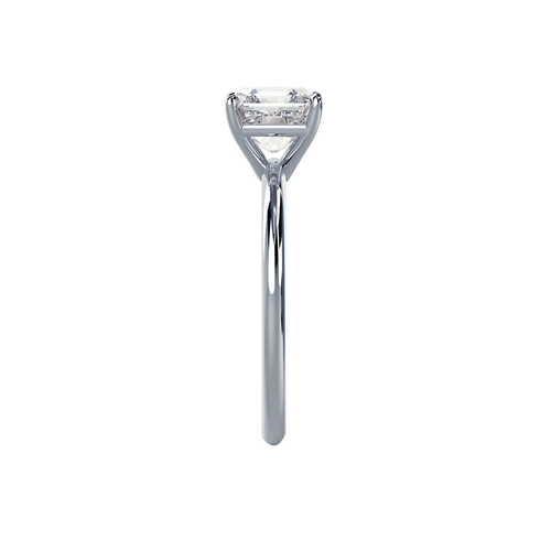 Anello di fidanzamento con diamanti taglio Asscher da 1,50 ct IGI in laborato... - Foto 6 di 18