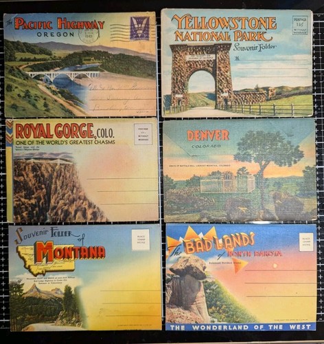 Lot of 12: Vintage Souvenir Folders - Picture 3 of 3
