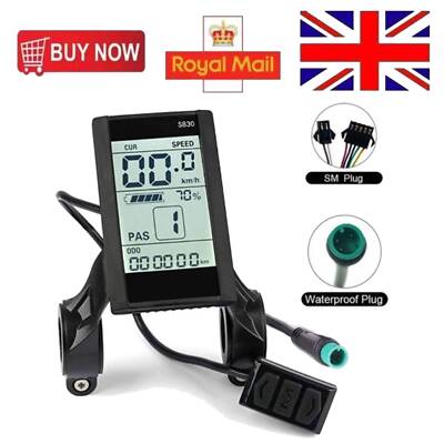 36V/48V Ebike LCD Display & Controller Kit - Waterproof, For Electric Bicycle & Scooter Upgrades