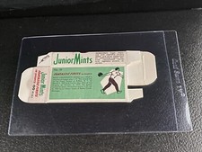 1969 Junior Mints Box Card Fantastic Firsts In Sports Bowling Frank Caruna Candy