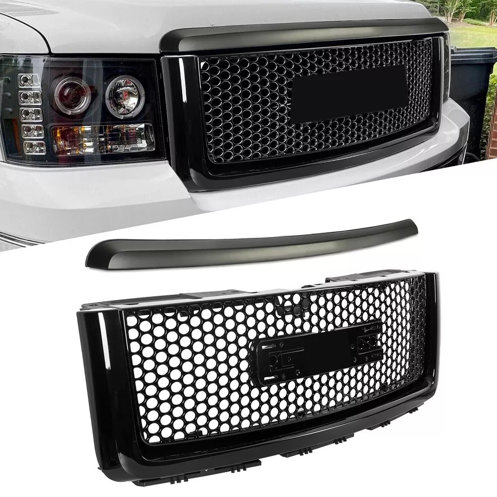 Genuine GM Chrome Grille Moulding For 2007-2013 GMC Sierra - OEM 10385156