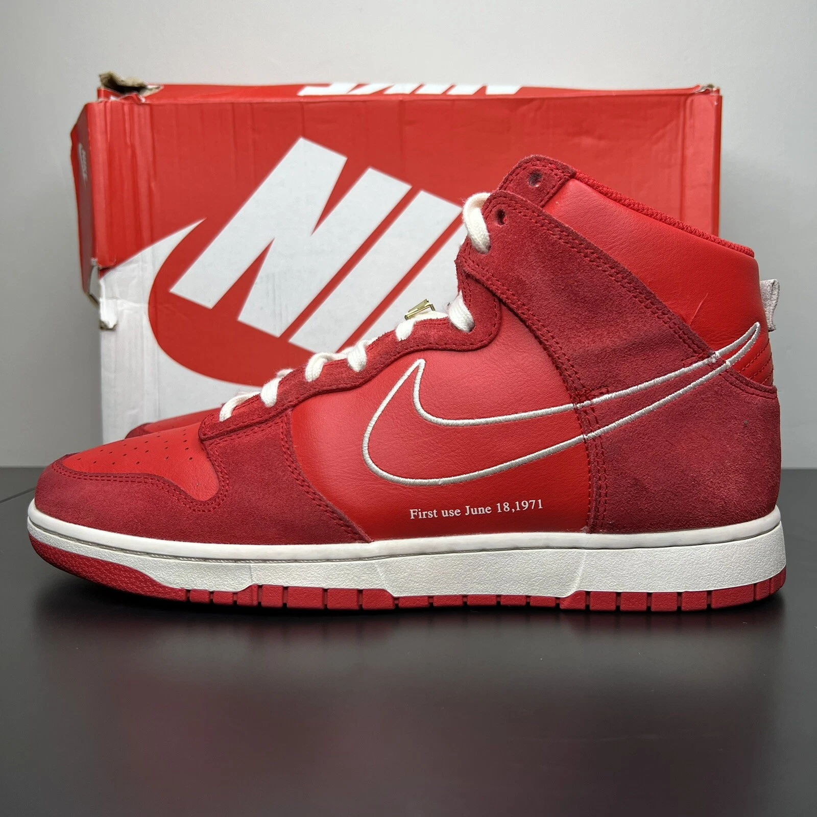 Taglia 12 Nike Dunk High SE primo utilizzo