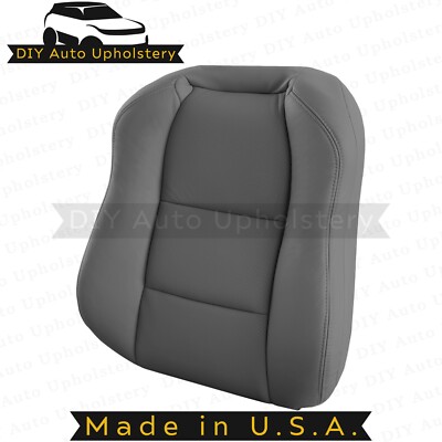 2004 For Acura TL Passenger Top Leather Seat Cover Dk Gray