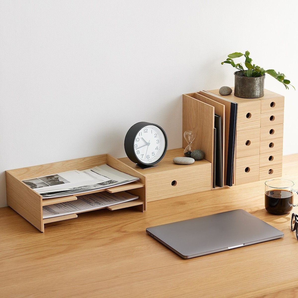和　BOX テーブルにも！ MUJI Wood Small Storage Drawer Box 6 stage 25.2×17×8.4 cm Organize