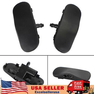 #ad 2x Front Windscreen Washer Spray Nozzle Jet Heated For AUDI A3 A4 Q3 Q5 Q7 USA $20.69