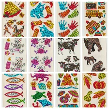 HAMBLY STUDIOS " Beach,Cows,Sea Animals,Ballet & more " Scrapbook Stickers