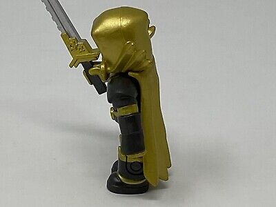 Roblox Icons Gold Collectors Dominus Aureus Dude Figure With Sword Toy