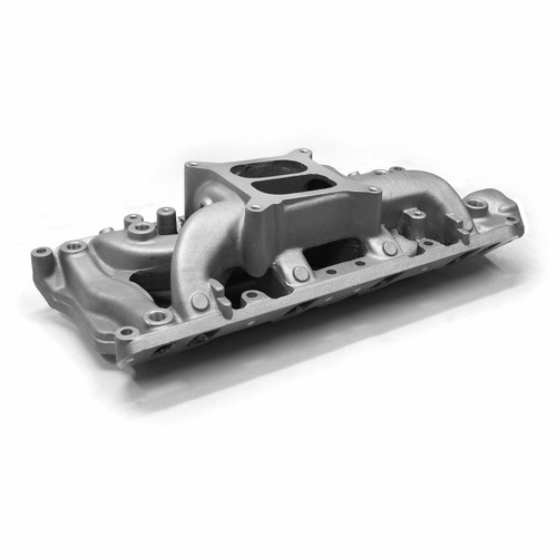 FORD WINDSOR 289/302 INTAKE MANIFOLD DUAL PLANE 4 BARREL AIR GAP SATIN
