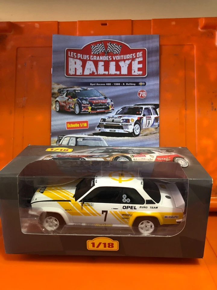 Rallye-1-18-Altaya--  N°78  OPEL ASCONA 400  A KULLANG   NEUF  5NEUF - Photo 4/4