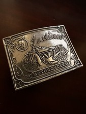 Indian Motorcycle Belt Buckle Vintage Leather Vest Badge Jacket Emblem Patch Hat