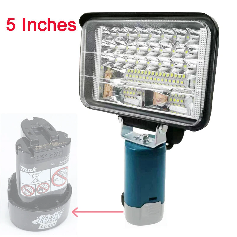 3/4/5 inch For Makita Battery Cordless LED Work Light Workshop Flashlights XY - Image 4 of 4